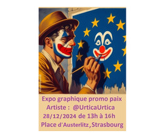 @UrticaUrtica : l’artiste qui dessine 1984 en 2024.