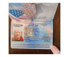 Registered passport ID card, driving license, visa,