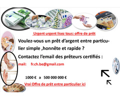 Enfin j’ai reçu mes 400 000€ , avant de recevoir ce prêt