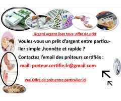 Avez-vous besoin d' un prêt rapide ? contactez