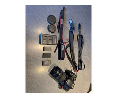 Canon 800D + 85mm 1.8 + 18-135mm